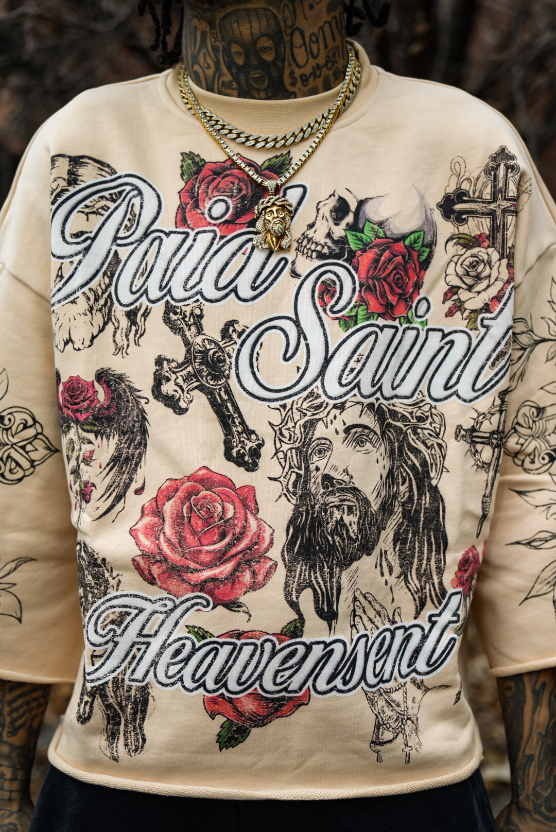 ✞ Paid Saint Heaven sent Longsleeve