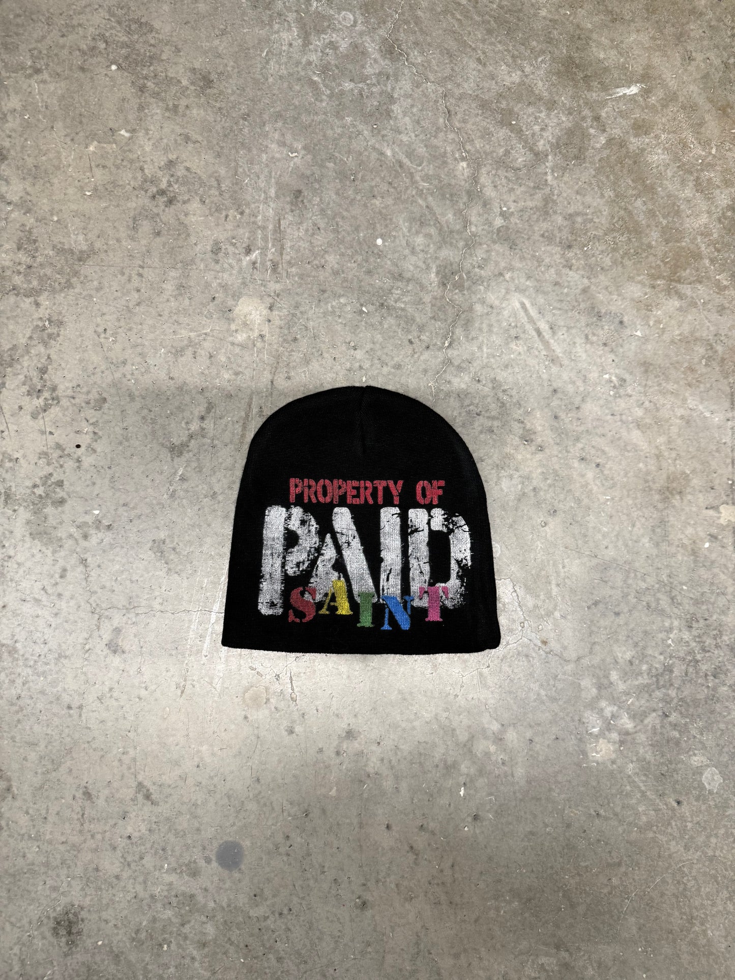 ✞ Property Of Paid Saint Beanie