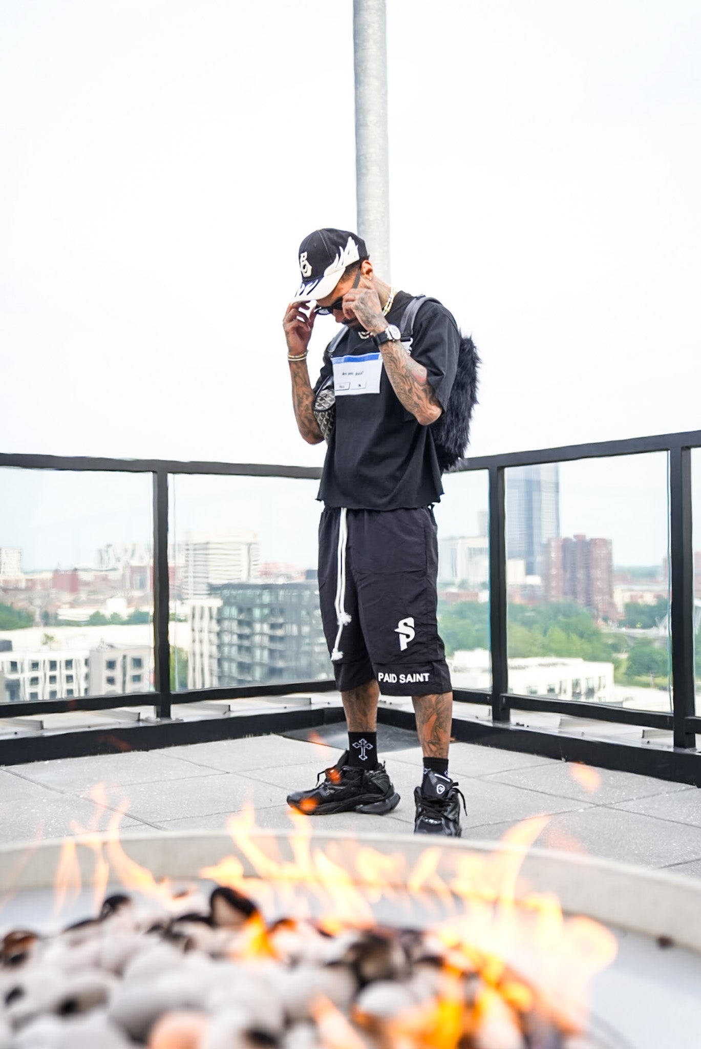 PAID PATCHED SPORTS SHORTS