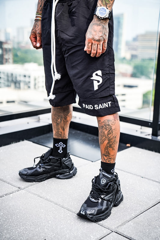 PAID PATCHED SPORTS SHORTS