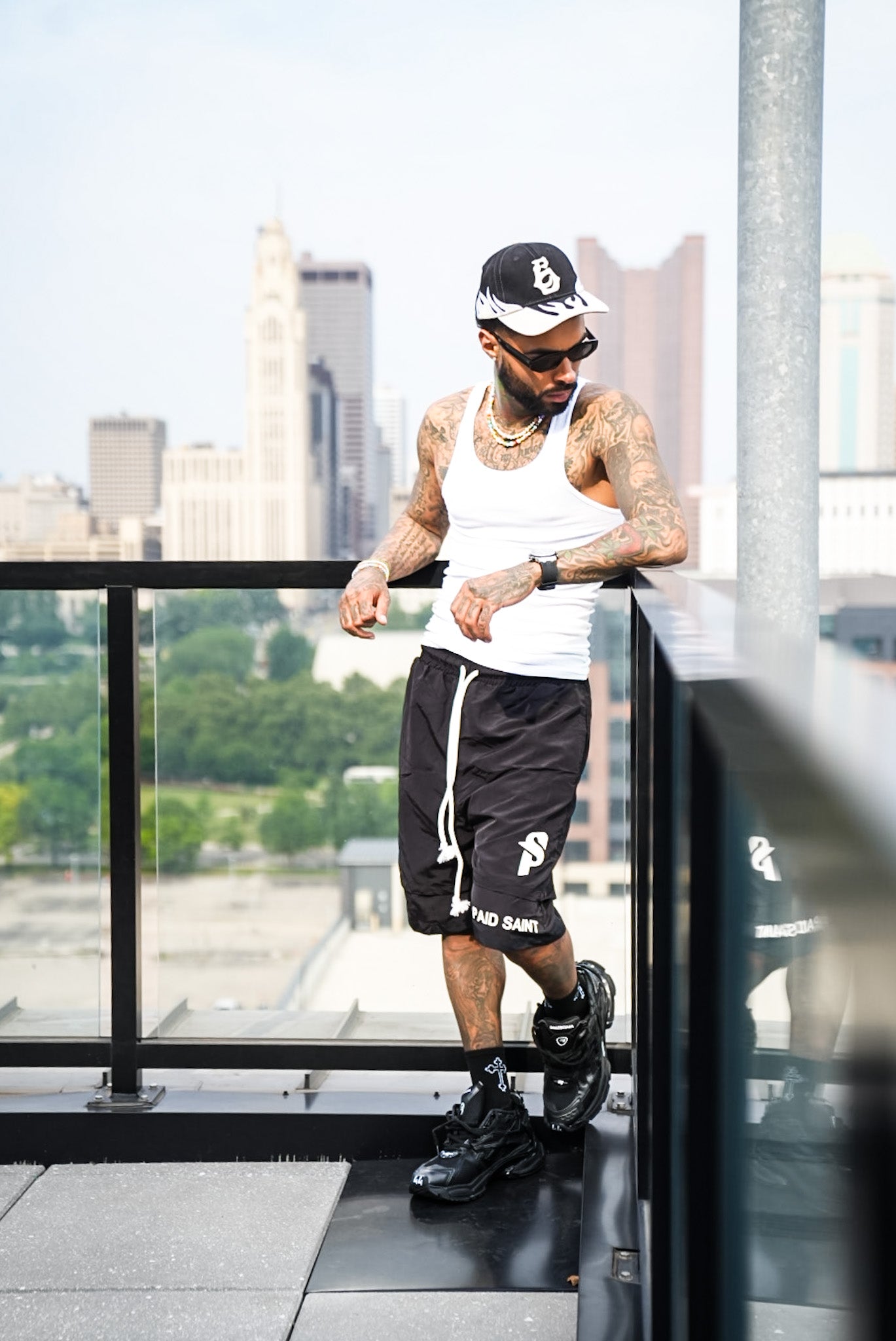 PAID PATCHED SPORTS SHORTS