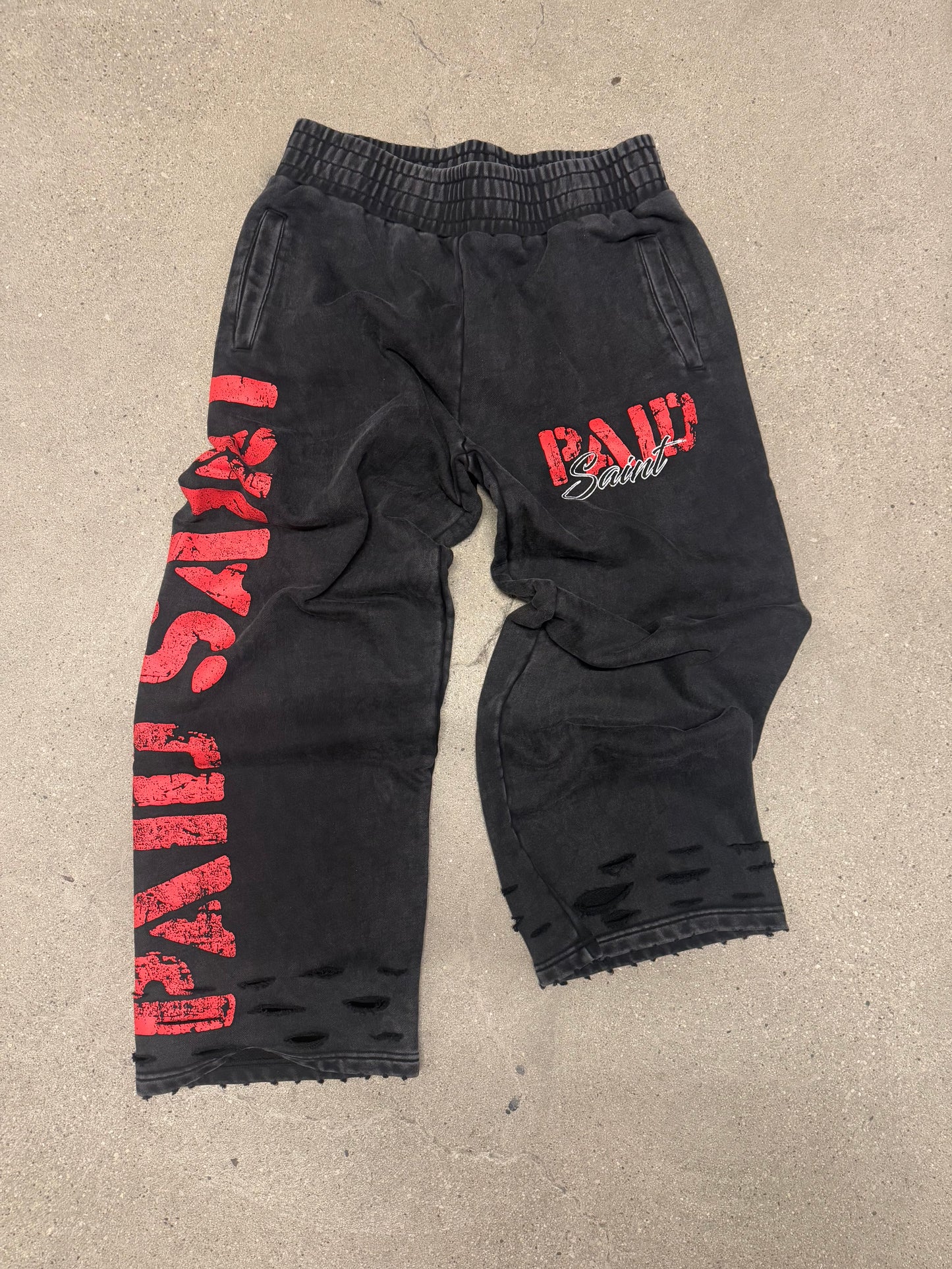 ✞ Paid Saint Baggy Sweats