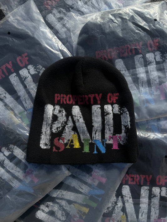 ✞ Property Of Paid Saint Beanie